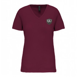 Tee-shirt bio V femme