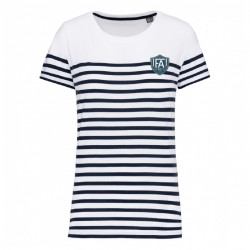 Tee-shirt marinière col...